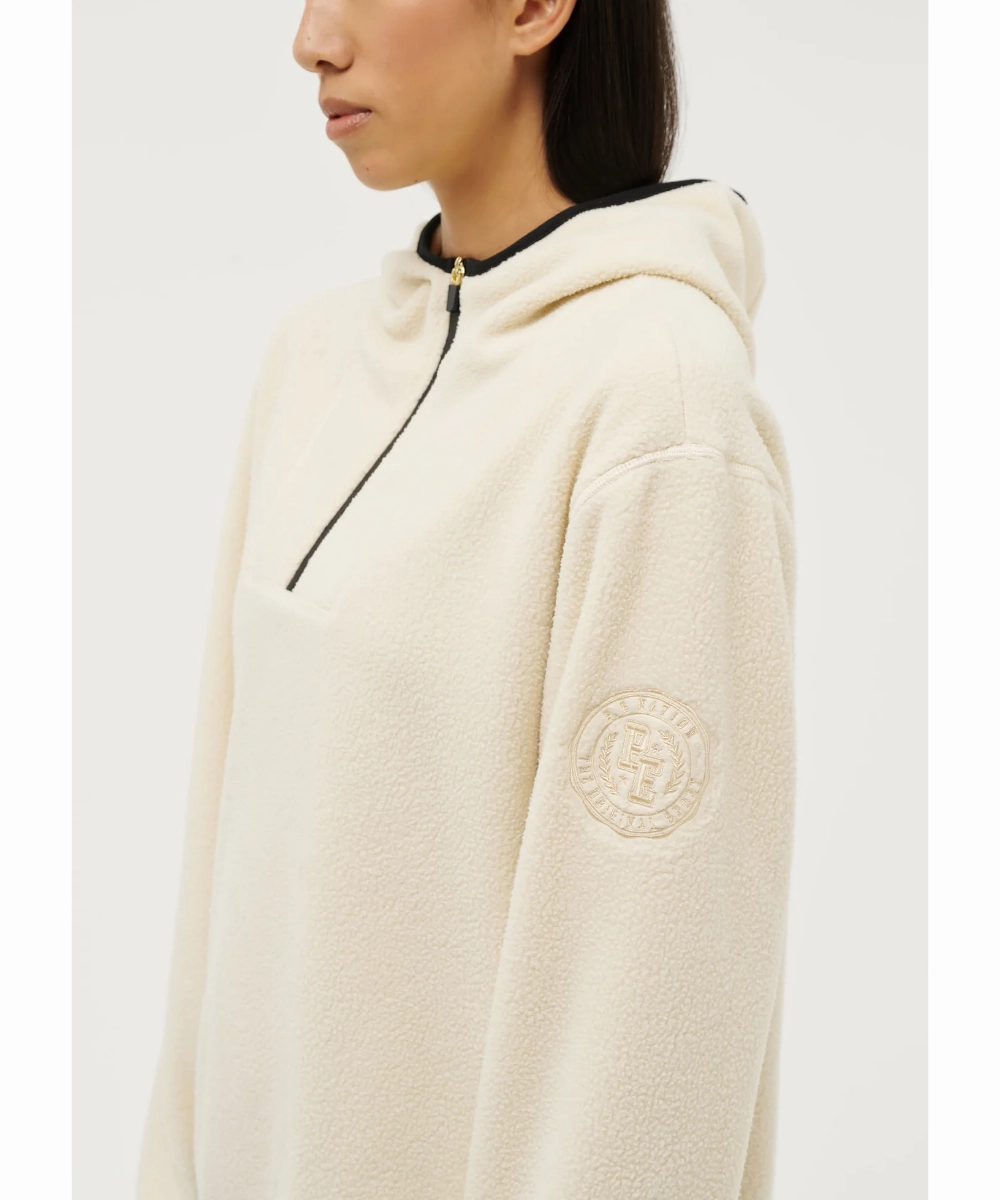 P.E Nation Sherpa Hoodie (Pearled Ivory) Hero Mode