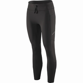 BreathableMesh Patagonia Women's Endless Run Tight Black