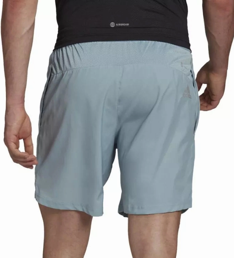 adidas Run It 7 Inch Mens Running Shorts - Grey Ventilated Back Panels tall sizing