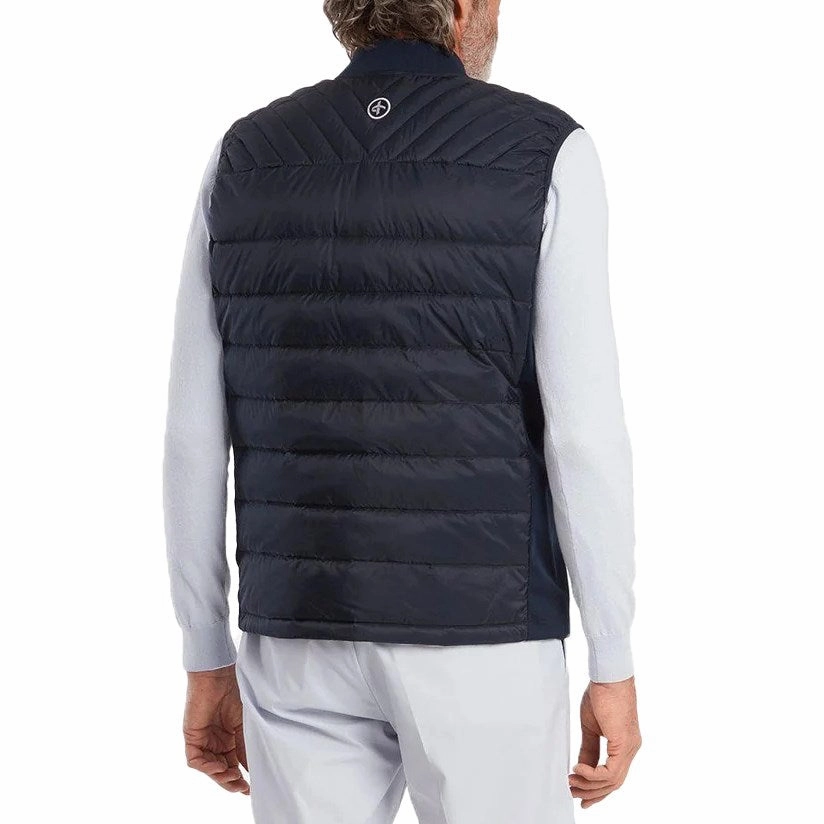 Cross Pro Hybrid Golf Vest - Navy appropriate for travel circumference