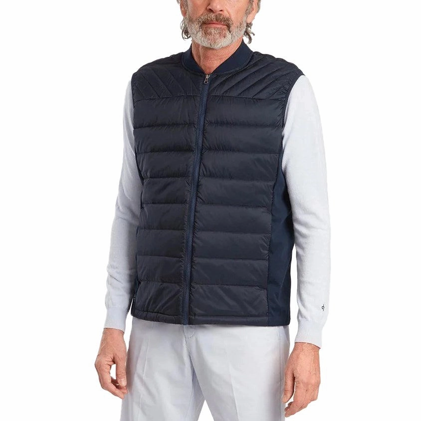 Affection Thermo Regulating Inner Layer Cross Pro Hybrid Golf Vest - Navy