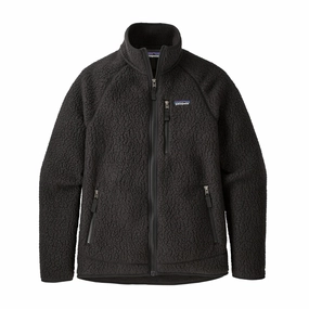 StretchableMaterial CompressionEnhanced Fit Patagonia Men's Retro Pile Fleece Jacket Black