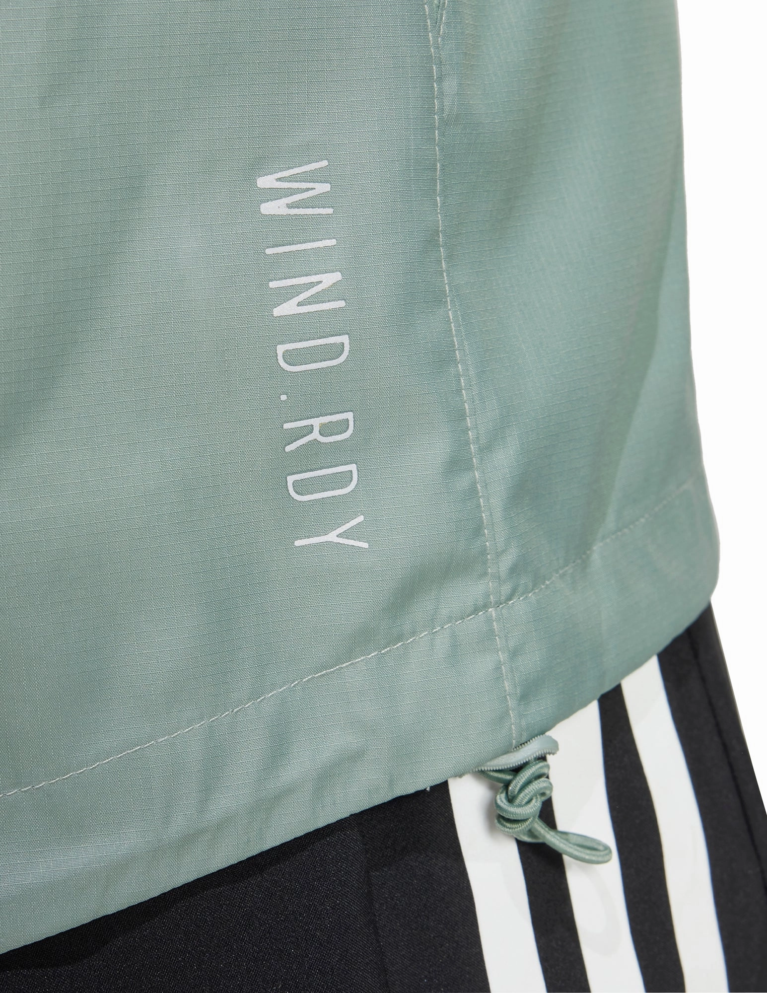 adidas Own The Run Mens Running Jacket - Green Loose-fit