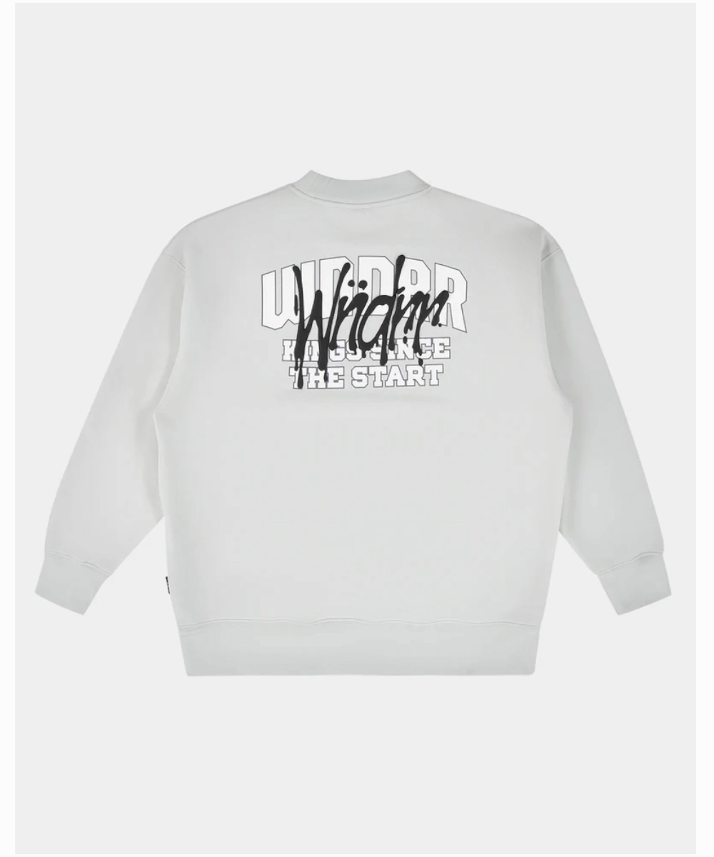 WNDRR Top Tier Crew Sweat (Oyster) Shine Fit Icon Fit