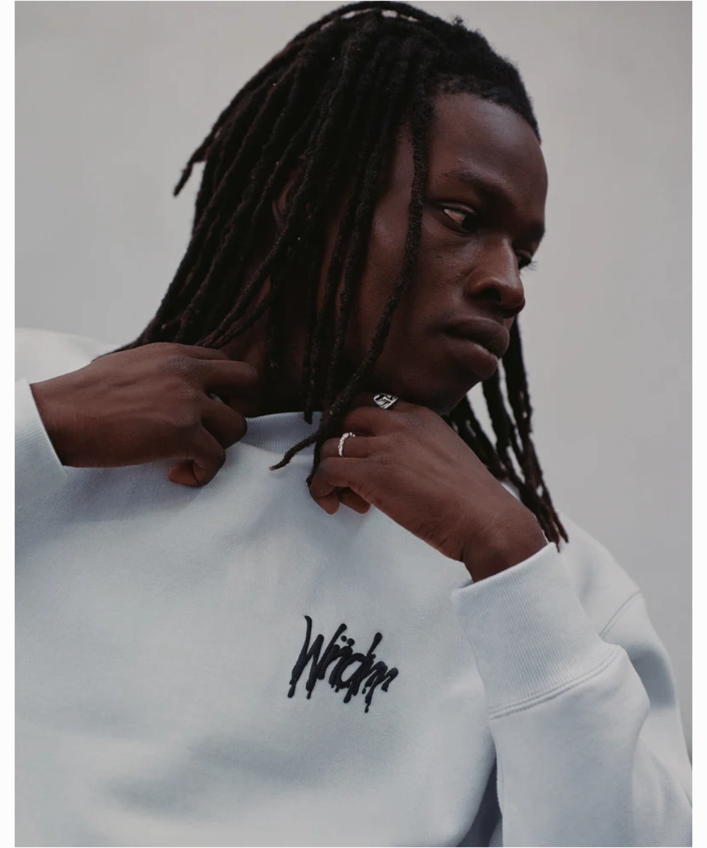 WNDRR Top Tier Crew Sweat (Oyster) Rain Fit Craft Core