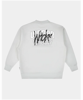 WNDRR Top Tier Crew Sweat (Oyster) Shine Fit Icon Fit