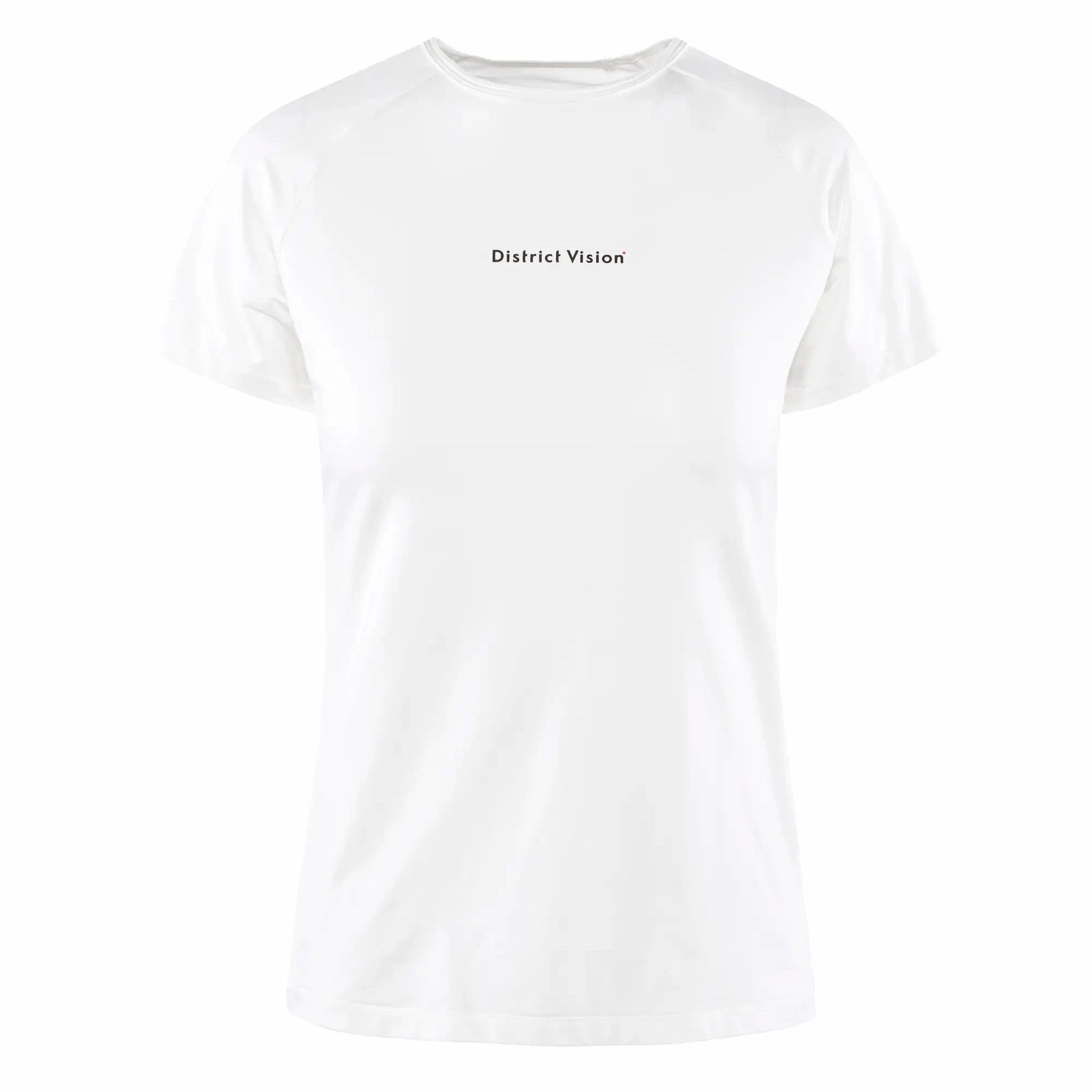 Women's Lightweight Fitted Tee White Soft Lining MultiDirectionalFlex