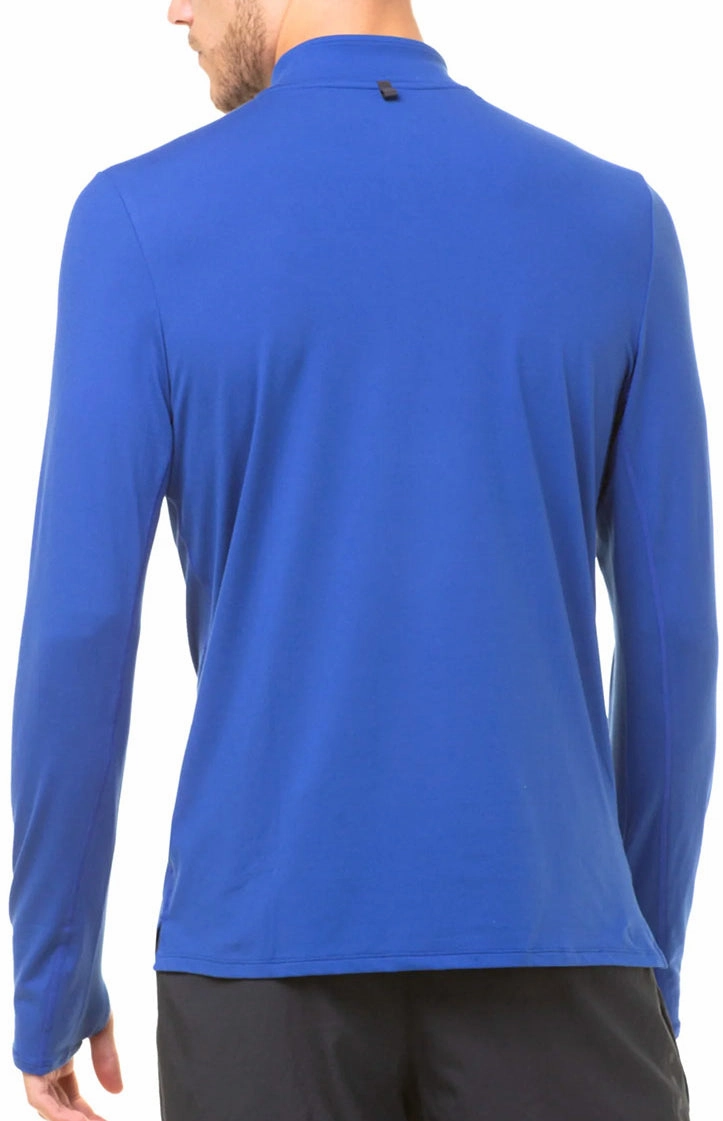 Ronhill Core Thermal Half Zip Long Sleeve Mens Running Top - Blue Doctor