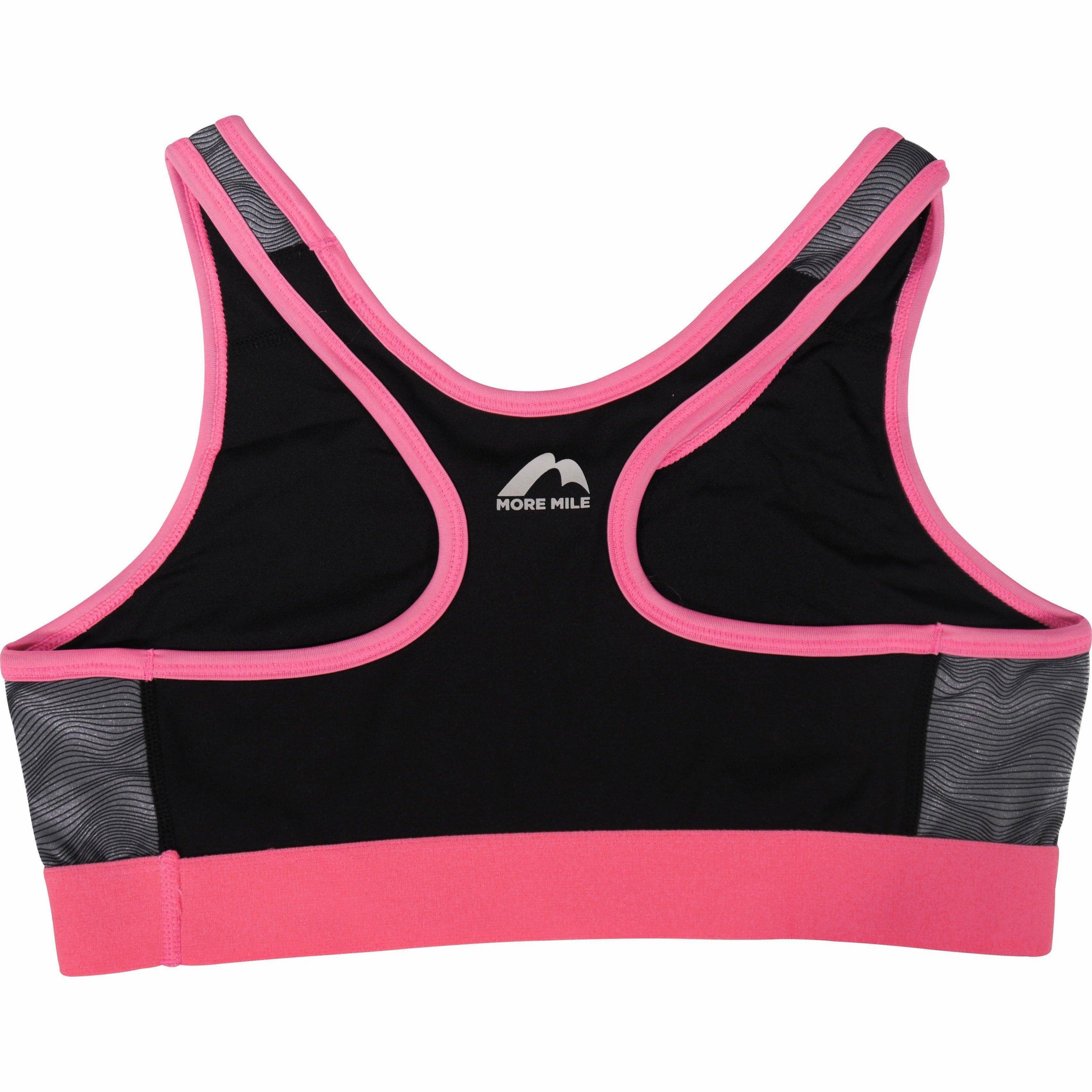Golf Course resin More Mile Girls Running Crop Top - Grey