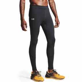 Under Armour Fly Fast HeatGear Mens Long Running Tights - Black Attitude