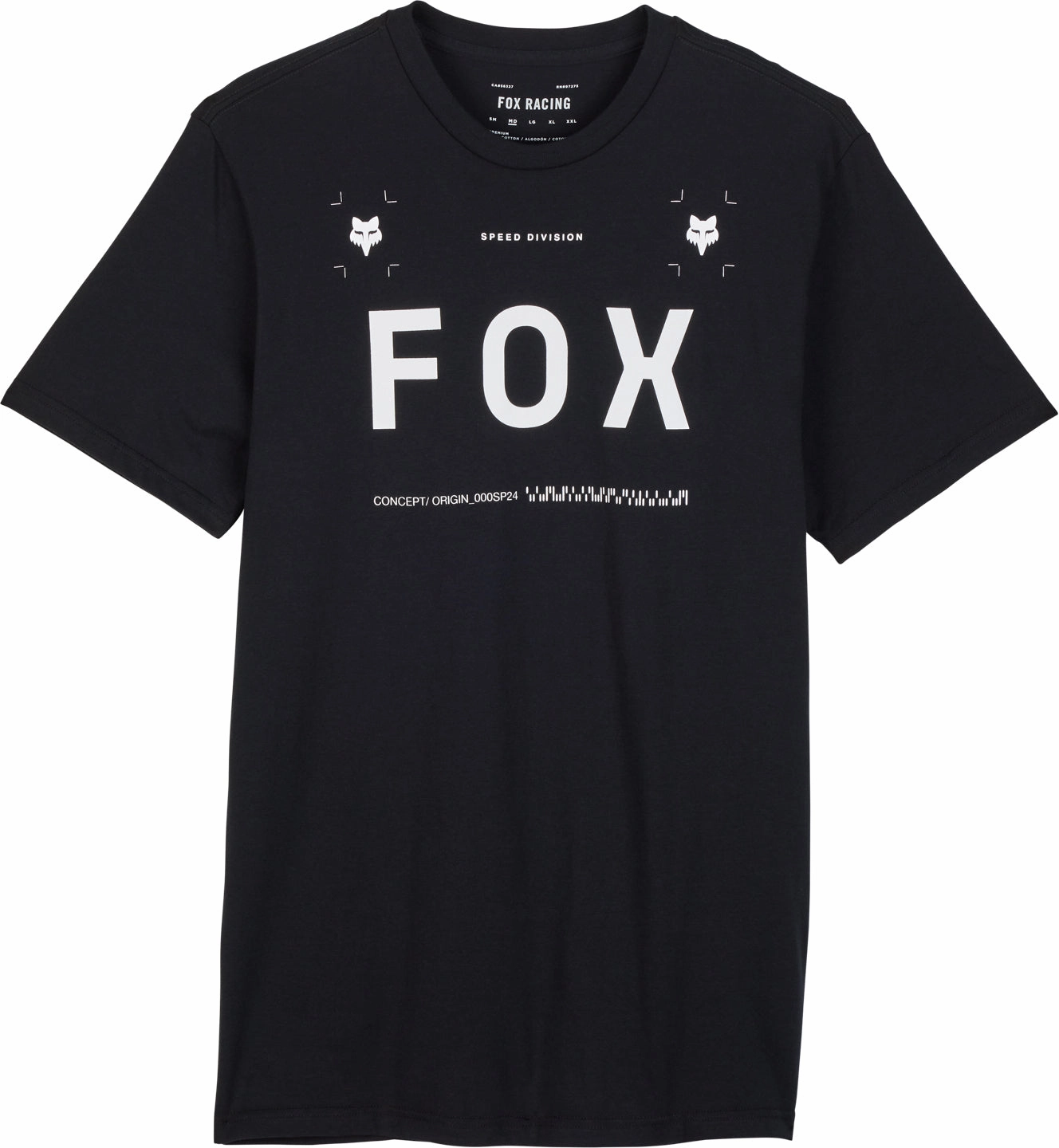 Fox Aviation Premium Short Sleeve Mens Cycling Jersey - Black Friction Reducing Fabric