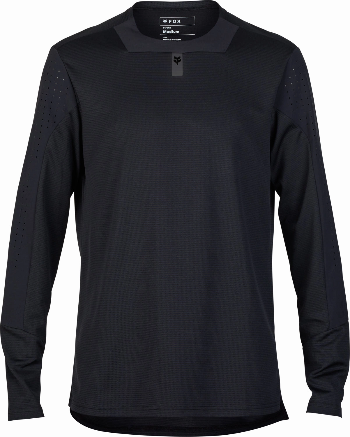 HighEnergyReturnFoam Comfortable seams Fox Defend Long Sleeve Mens Cycling Jersey - Black