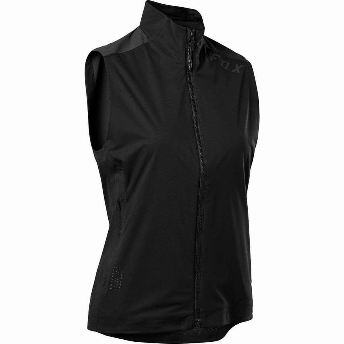 Fox Flexair Womens Cycling Gilet - Black school wear