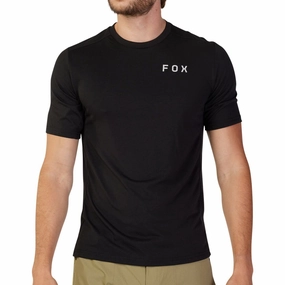 bodybuilding Fox Ranger Alyn DriRelease Short Sleeve Mens Cycling Jersey - Black