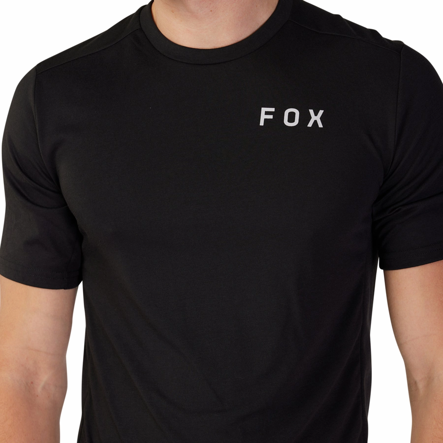 Torsion Control Bridge Fox Ranger Alyn DriRelease Short Sleeve Mens Cycling Jersey - Black