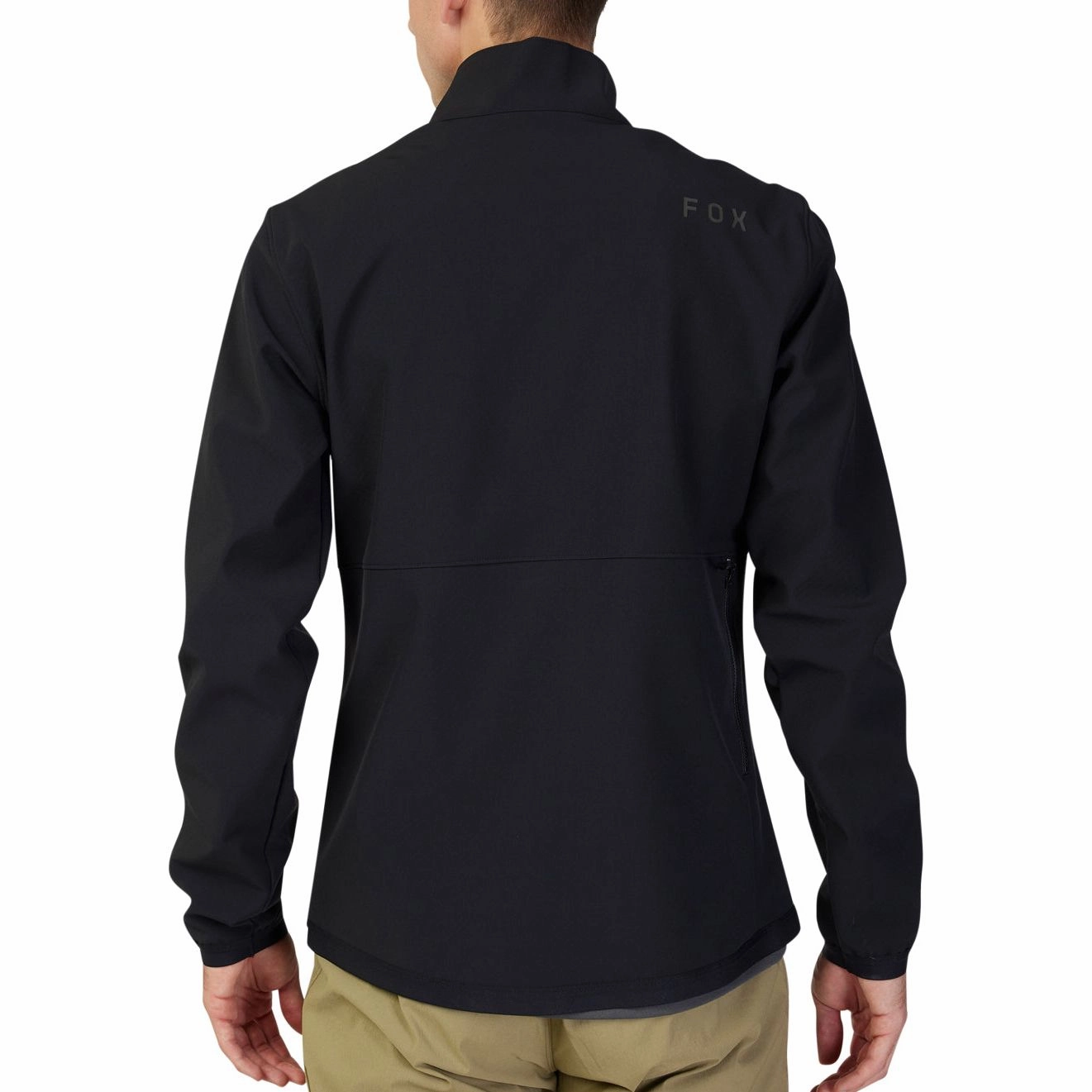 Fox Ranger Fire Mens Cycling Jacket - Black Water-Resistant Layer