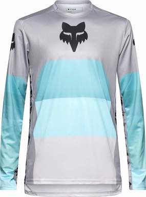 Art Gallery resistant Fox Ranger Grid Long Sleeve Mens Cycling Jersey - Grey