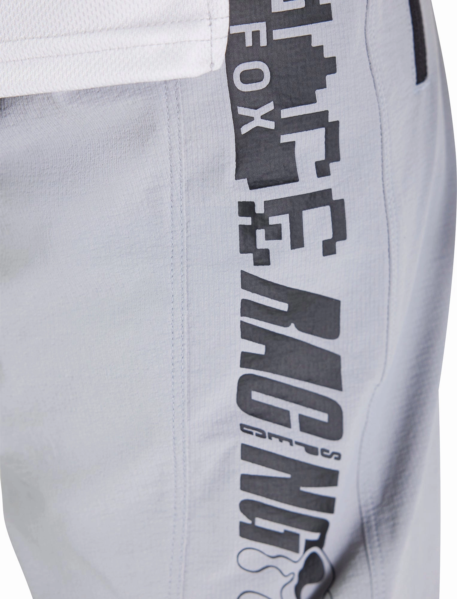 Fox Ranger Grid Mens Cycling Trousers - Grey Reflective Detailing