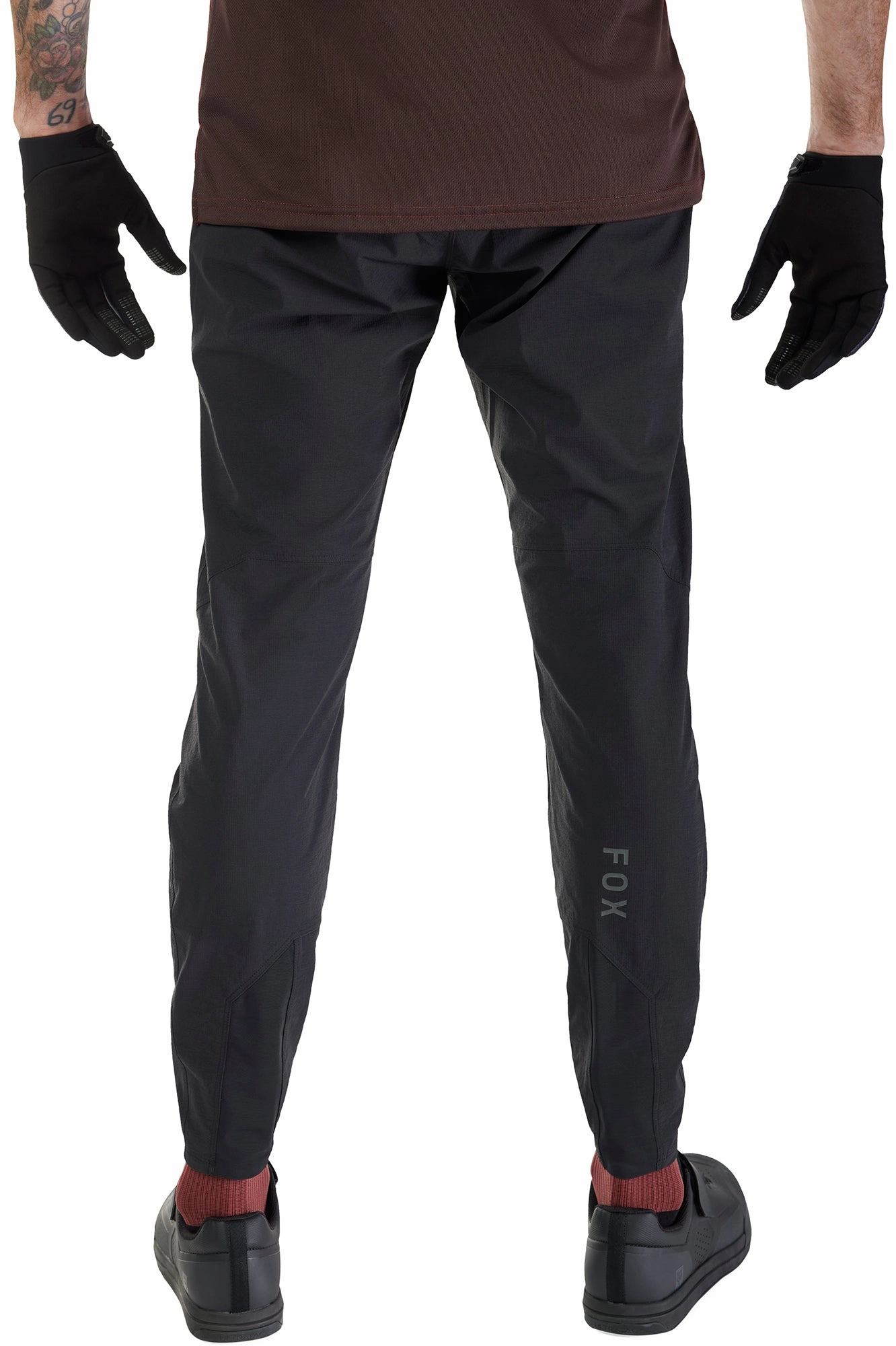 Fox Ranger Mens Cycling Trousers - Black Performance Comfort