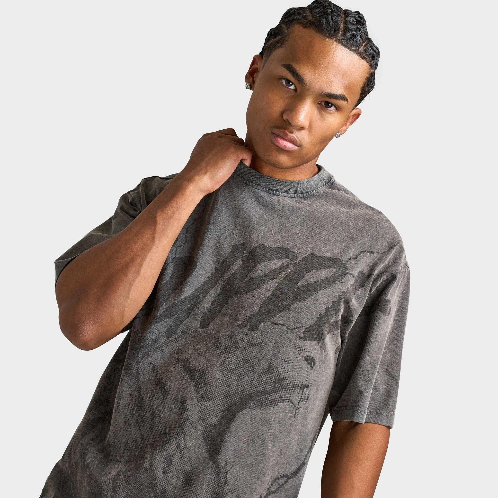 Ultra Soft Lining Supply & Demand Finish Tee / Black
