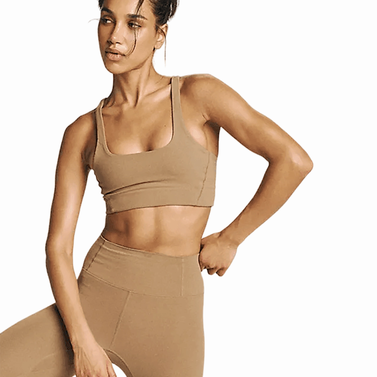 Smooth Fit stretchy design Free People Never Better Square Neck Bra