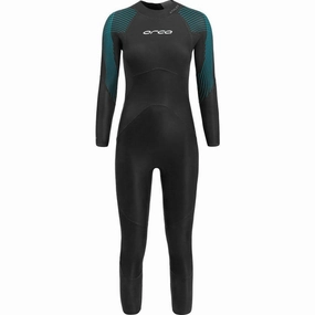 Tropical Glow Wave Core Orca Athlex Flex Womens Wetsuit - Black