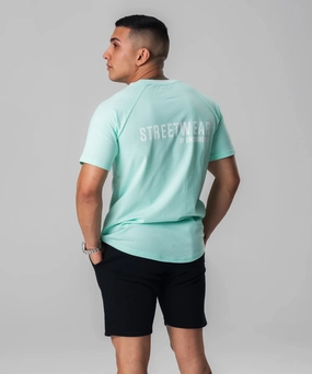 UNDRGROUND Curved Tee (Mint) MoistureManagement Technology