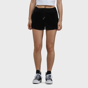 Juicy Couture Women's Classic Velour Shorts / Liquorice hikers Classic Appeal