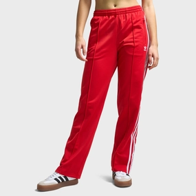 Heart Glow HighVisibility Trim Adidas Women's Firebird Track Pants / Better Scarlet