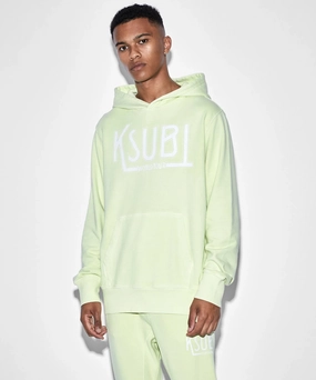 Ksubi Ticket Kash Hoodie Acid (Green) Focus Mood Bold Step