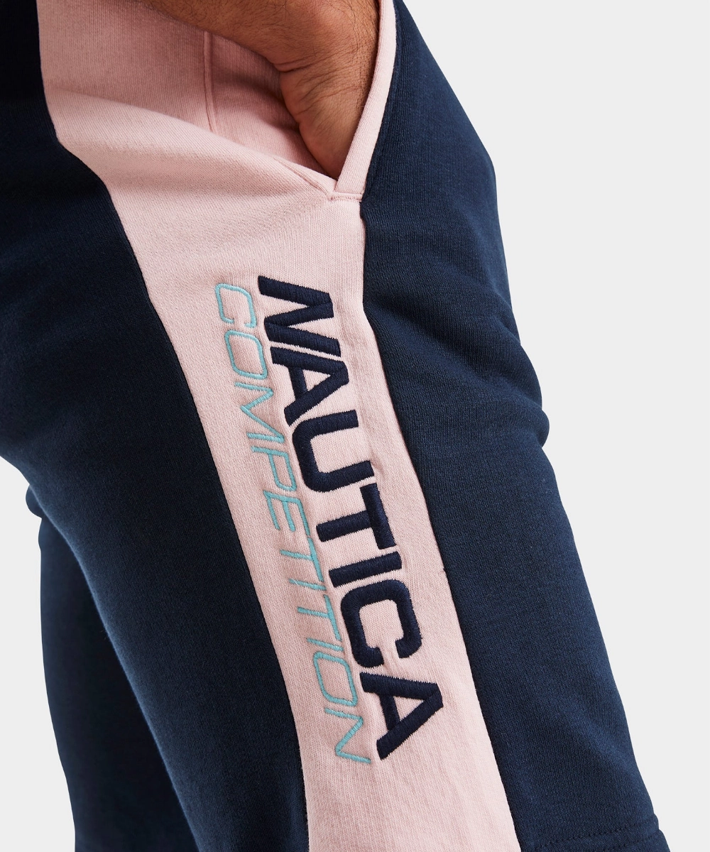 SustainableYarnBlend Nautica Competition Bokna 9.5" Fleece Shorts (Dark Navy)