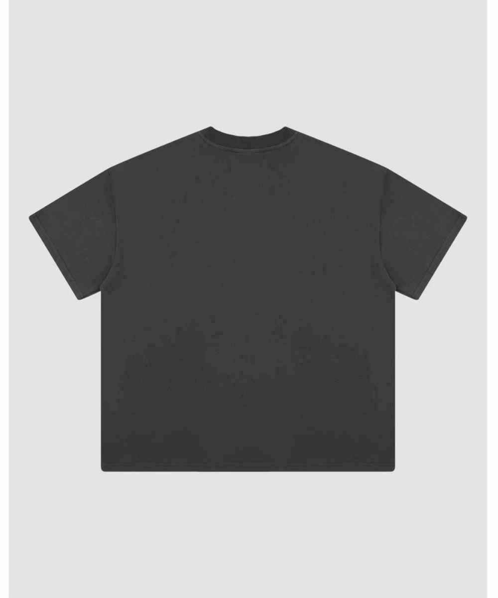 NonBindingCollar ThermalRegulating Layer WNDRR Feud Heavy Weight Tee (Faded Black)