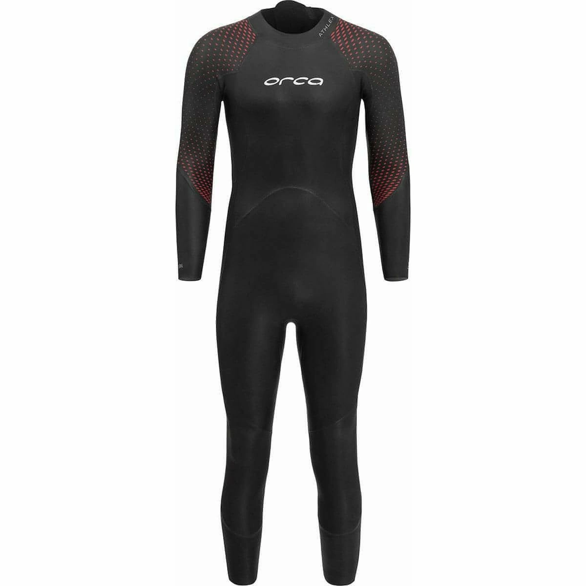 Orca Athlex Float Mens Wetsuit - Black QuickRelease Closure Aerated Seam Placement