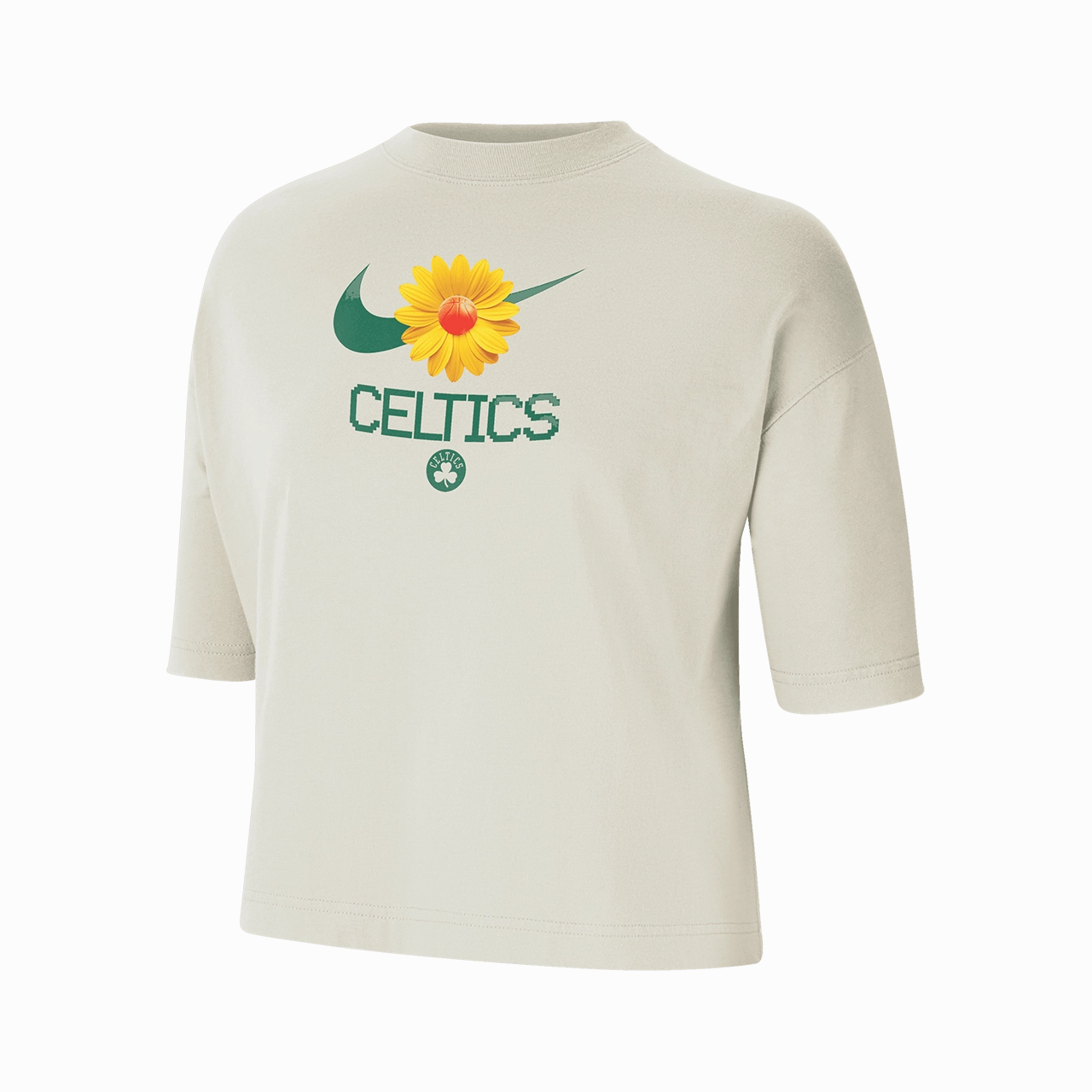 PolyesterBlend Nike NBA Boston Celtics Courtside Women's Boxy T-Shirt