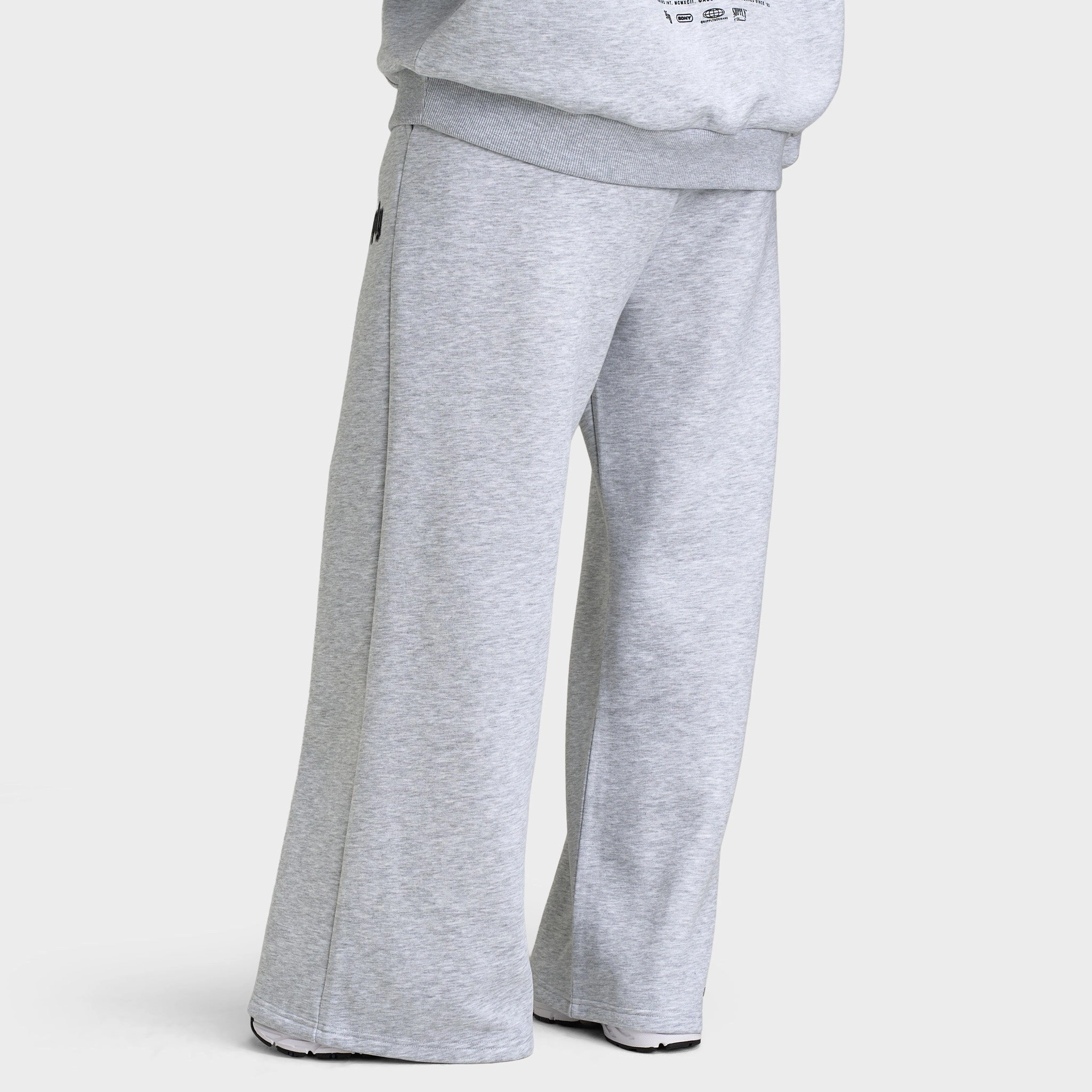 AI Core Supply & Demand Women's Wing Wide Leg Joggers / Light Grey