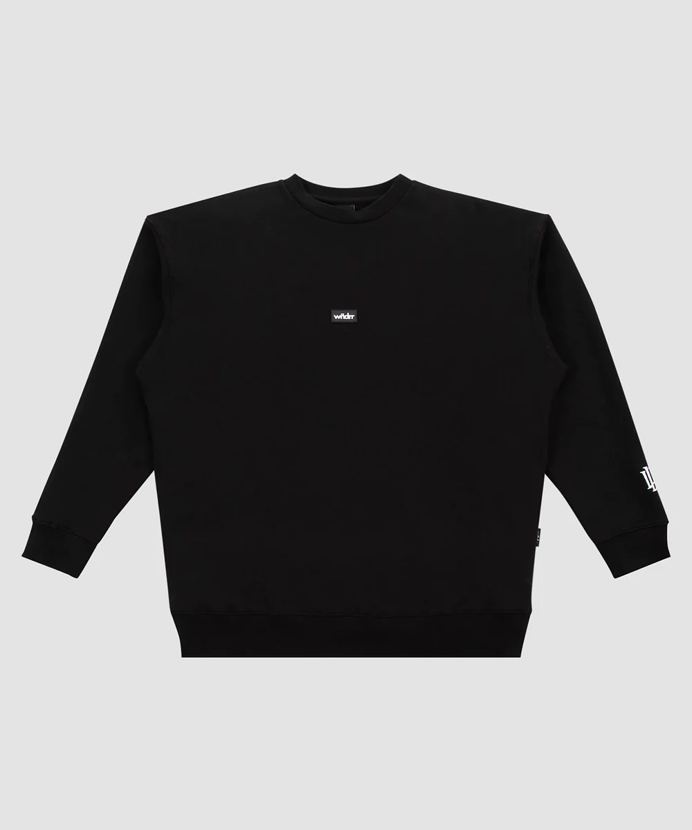 WNDRR Kingsland Crew Sweat (Black) Street Sport