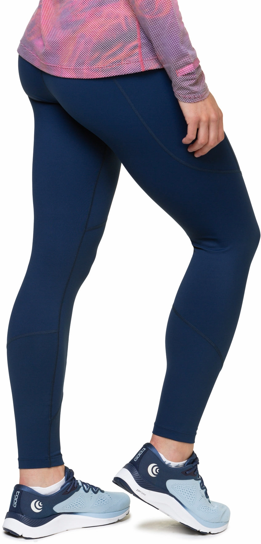 Colorfastness-characteristic Ronhill Tech Womens Long Running Tights - Navy