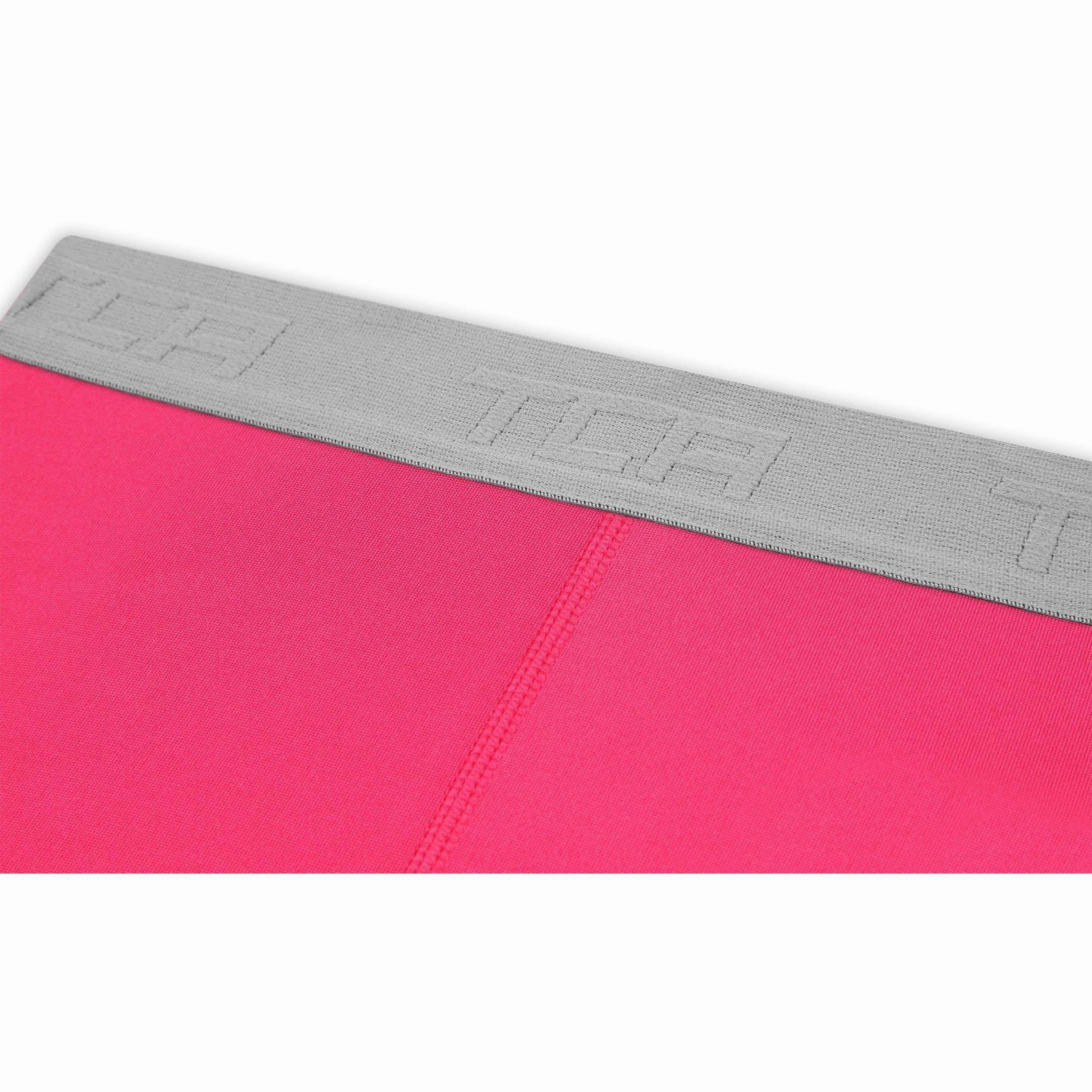 Quick Access Storage Pockets TCA Pro Performance Endurance Womens 3/4 Capri Running Tights - Pink