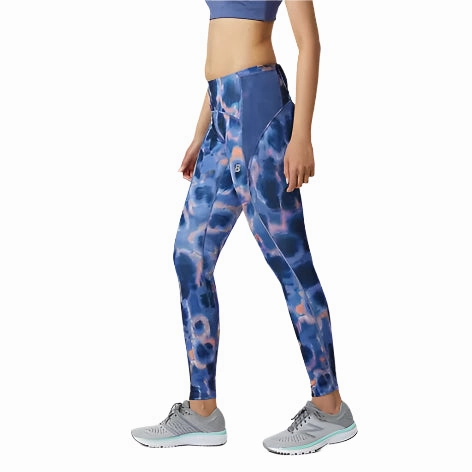 New Balance Women's Printed Impact Run Tight -  Night Sky City Shorts