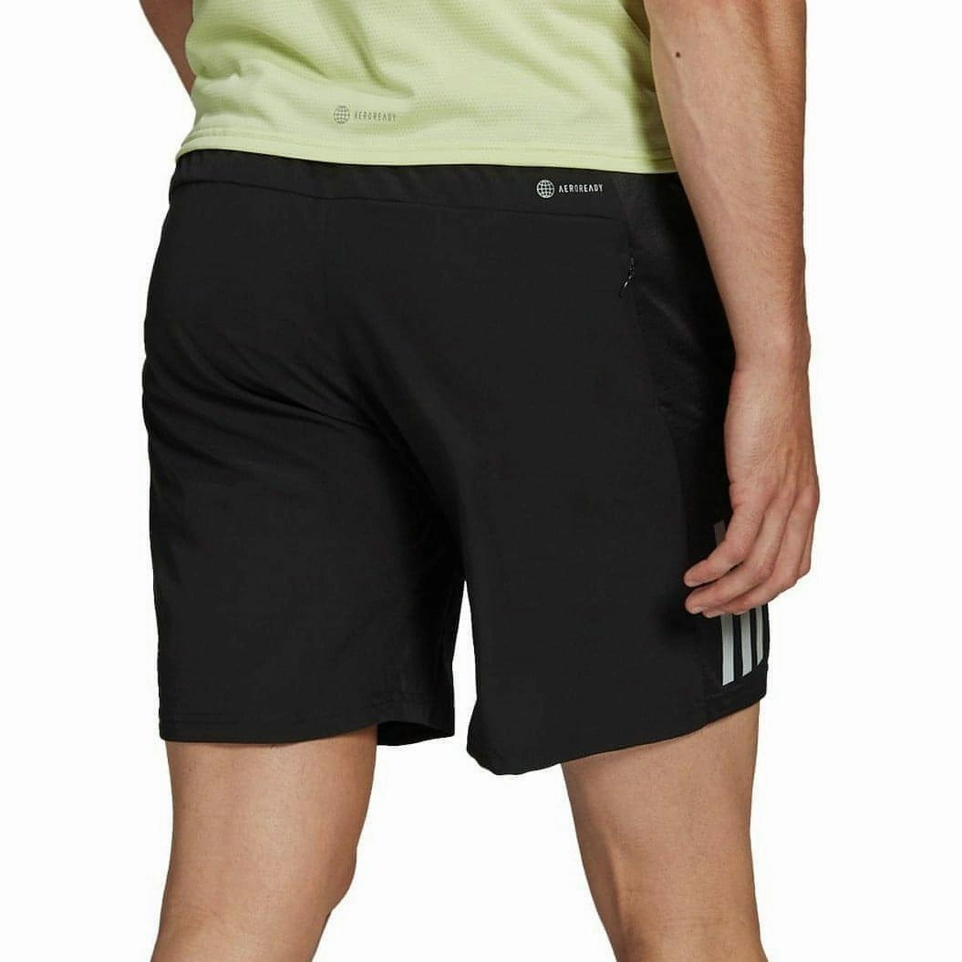 Stretch Woven Fabric silk blend adidas Own The Run 7 Inch Mens Running Shorts - Black