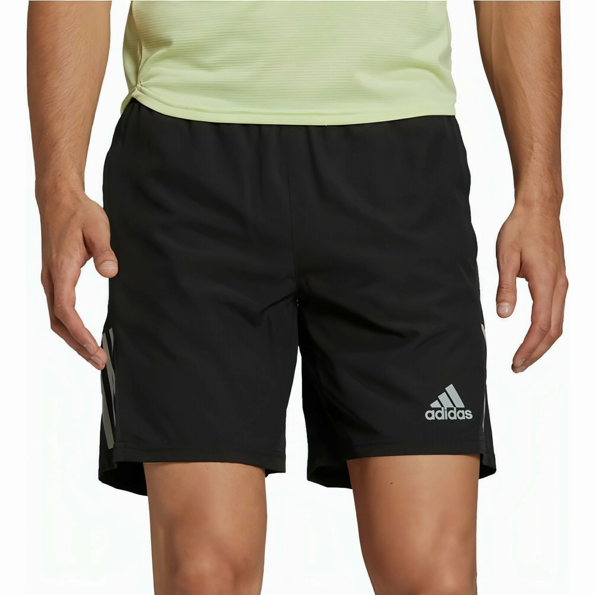 adidas Own The Run 7 Inch Mens Running Shorts - Black Mood Casual Lightweight Feel