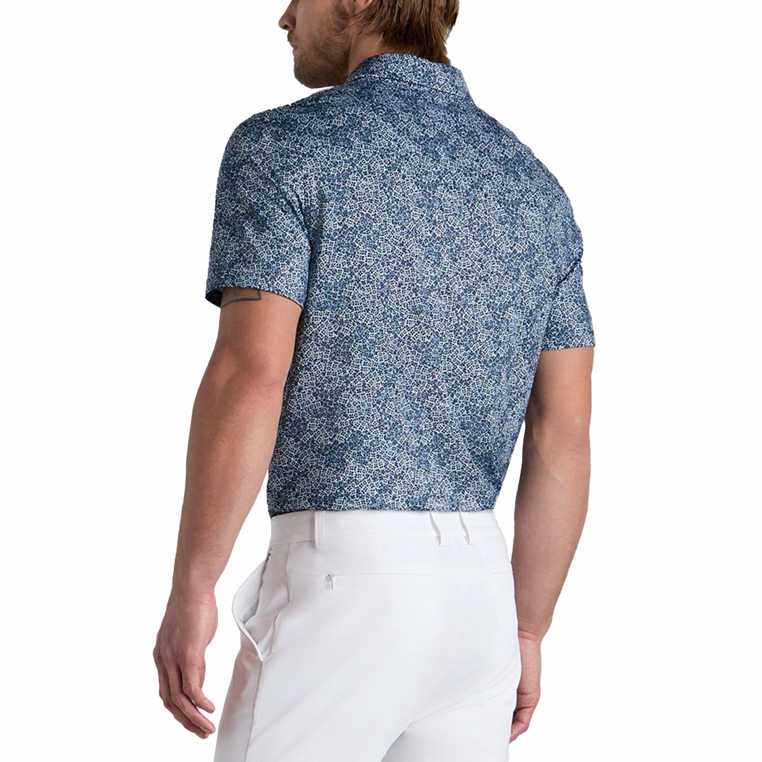 Breathable Shirt G/Fore Hydrangea Tech Jersey Golf Polo Shirt - Twilight