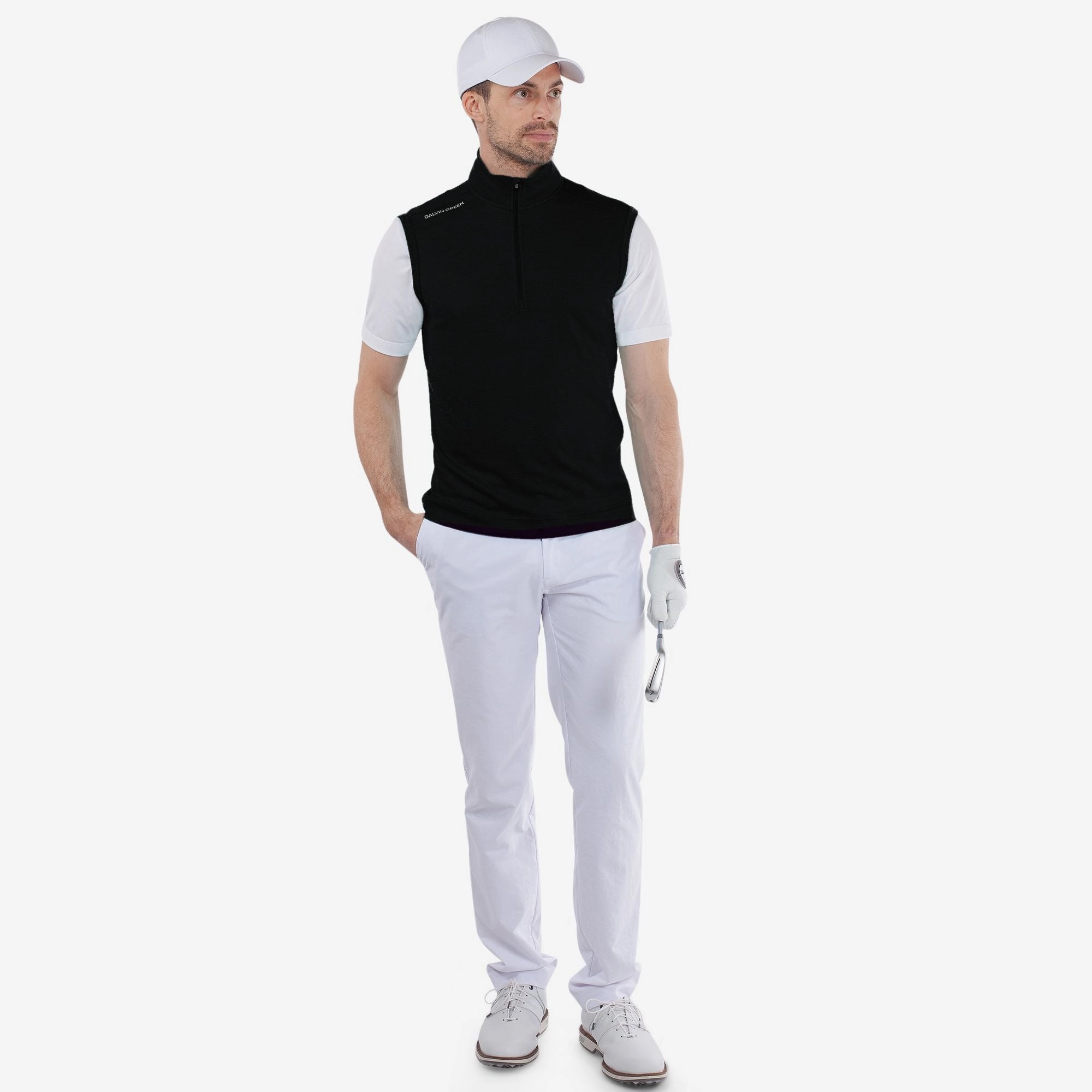 Generation great for fall Galvin Green Del Insulating Golf Vest - Black