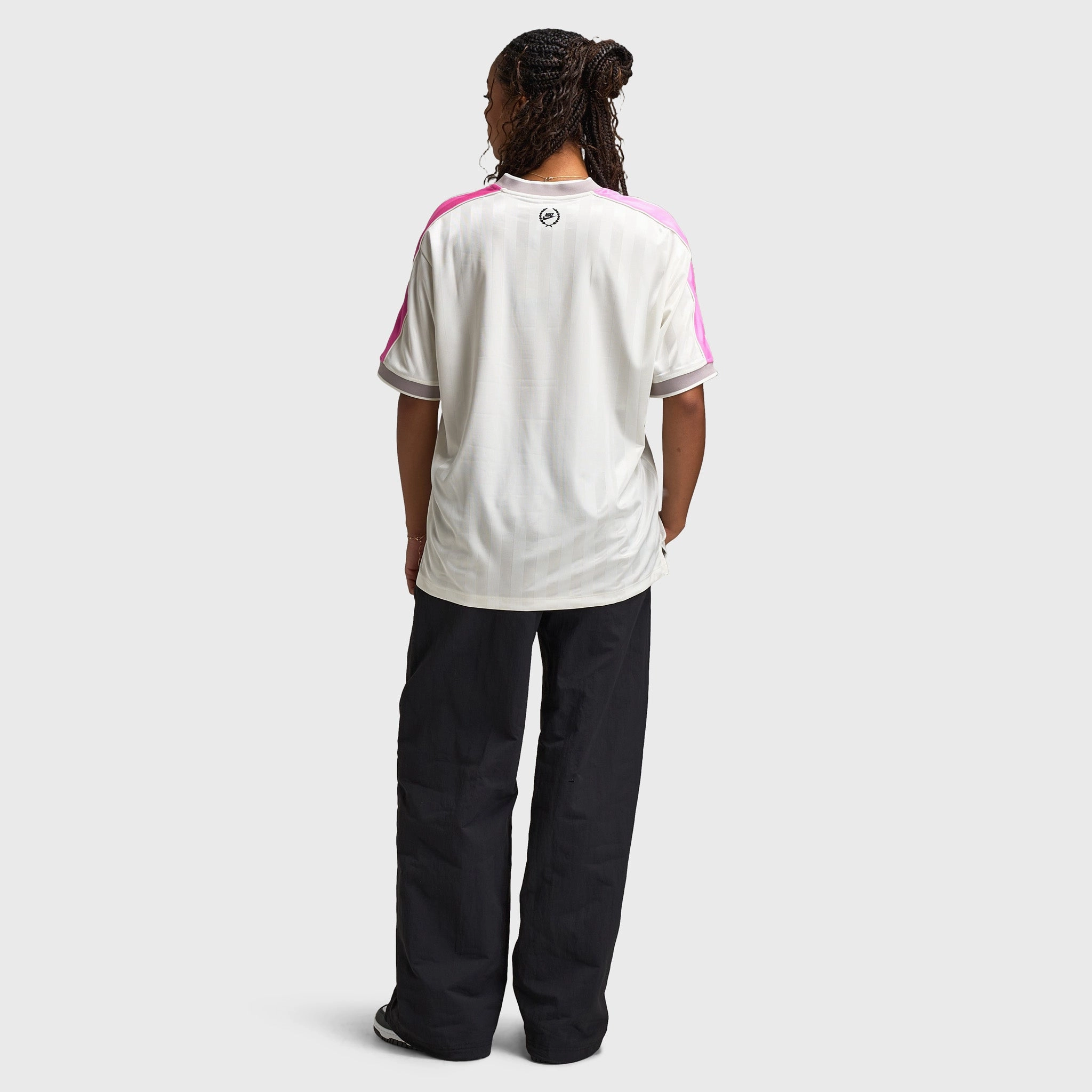 Modern Simplicity Bohemian freedom Nike Sportswear Women's V Neck Jersey Sail / Playful Pink