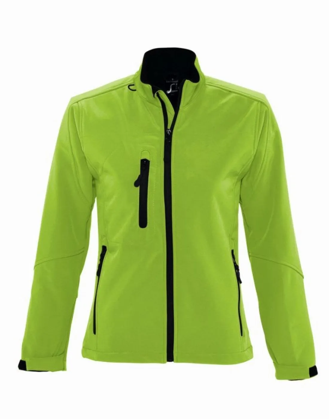 Polish Glow AntiBacterialTreatment Ladies Roxy Soft Shell Jacket | ABSHINT GREEN