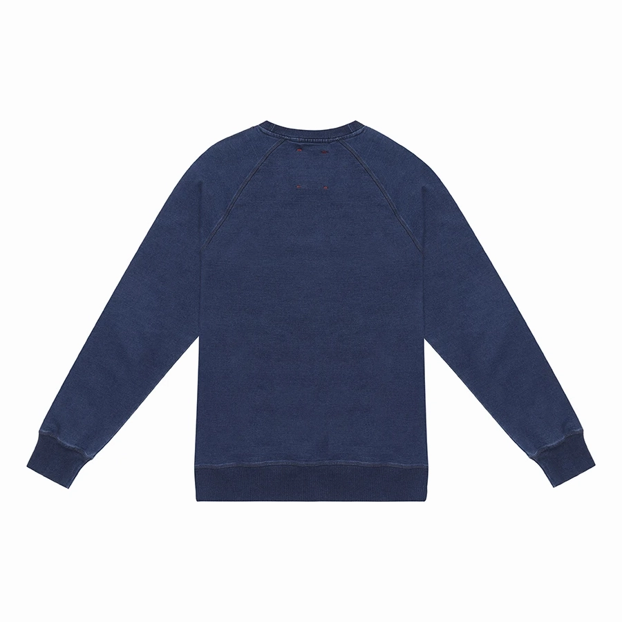 Deus Ex Machina All Caps Indigo Crew (Dark Indigo) Smooth Line