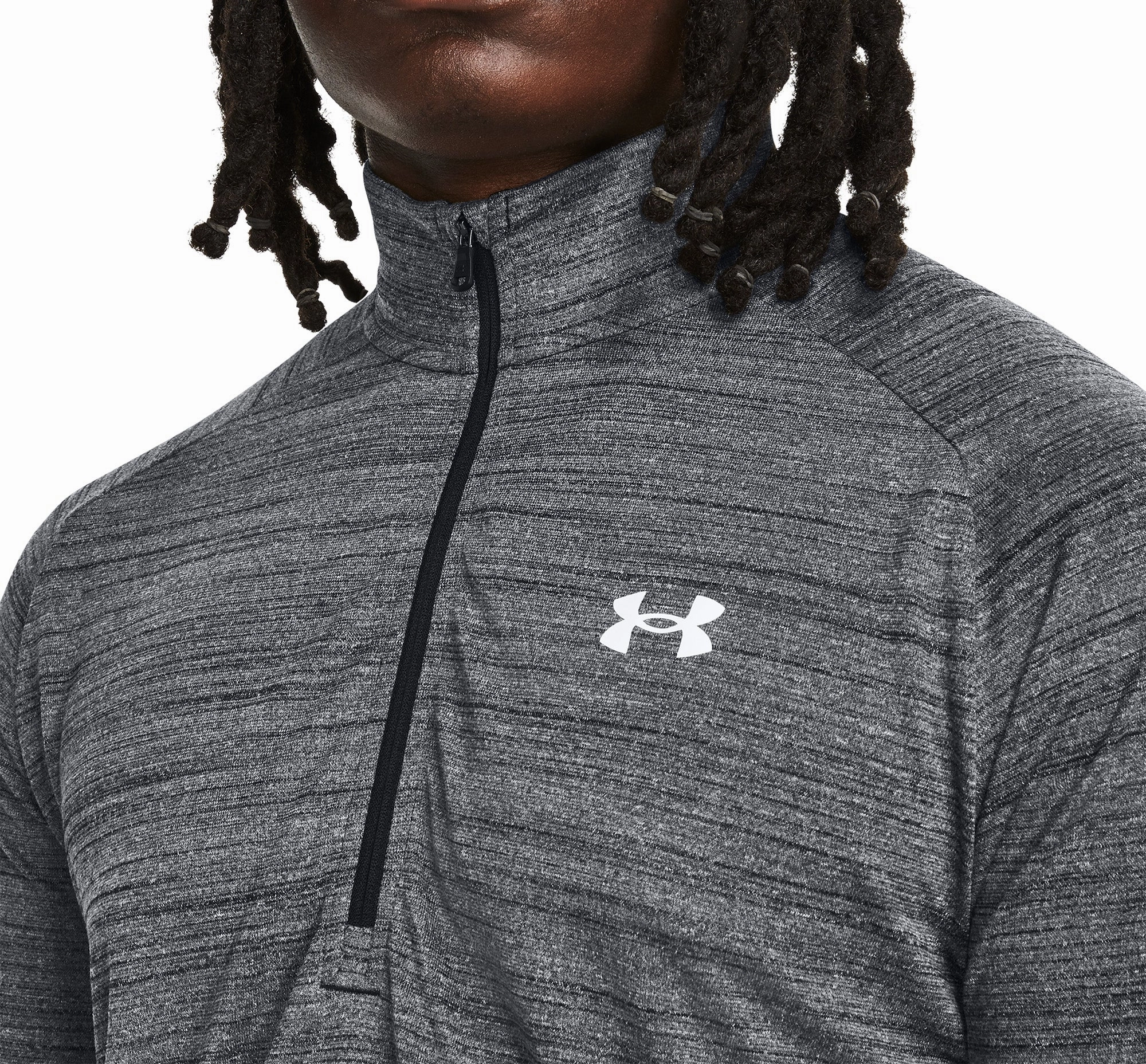 Under Armour Tech Evolved Core Half Zip Mens Training Top - Grey Student Cool