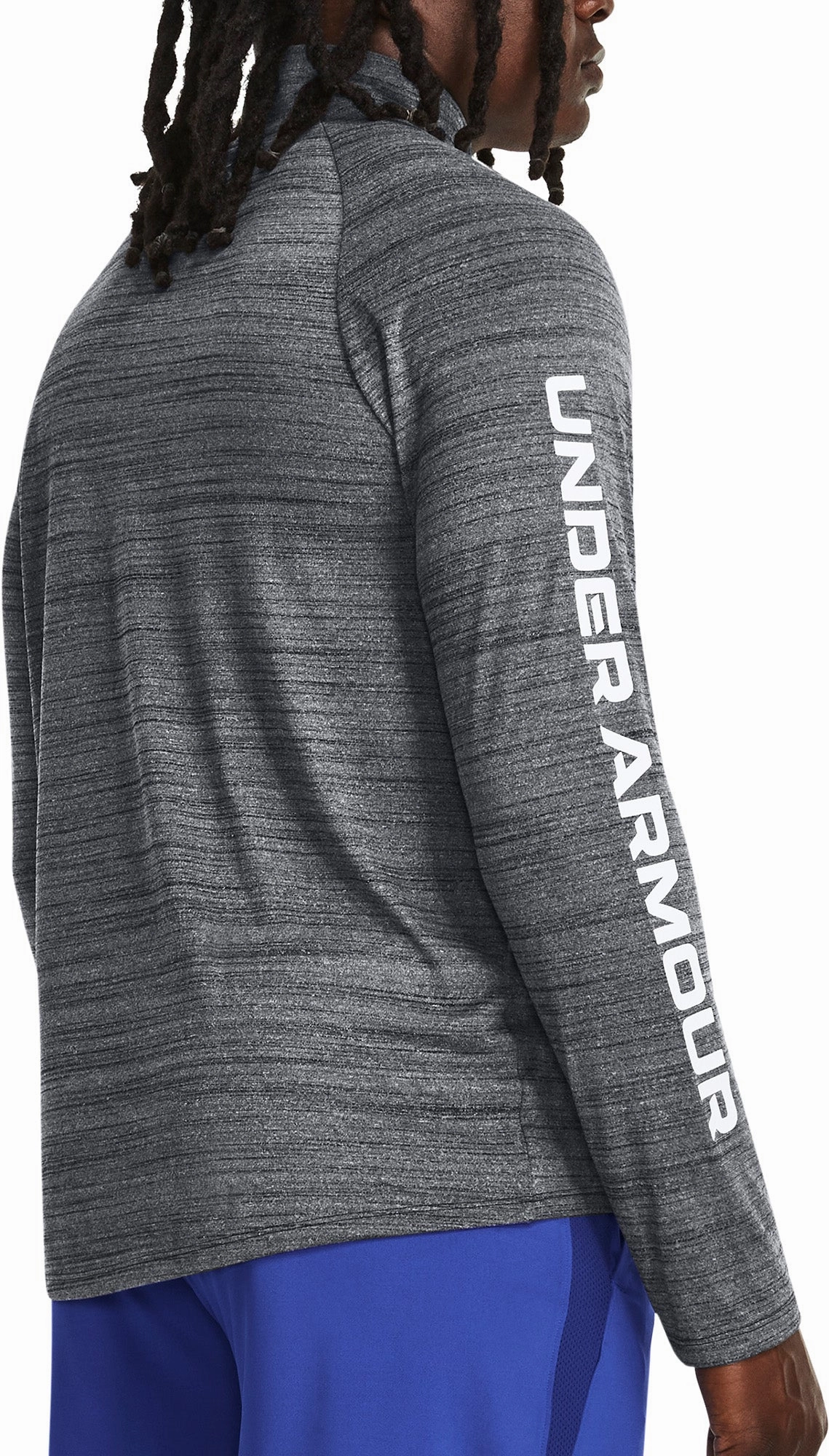 Under Armour Tech Evolved Core Half Zip Mens Training Top - Grey KnotFree Tailoring FadeResistant