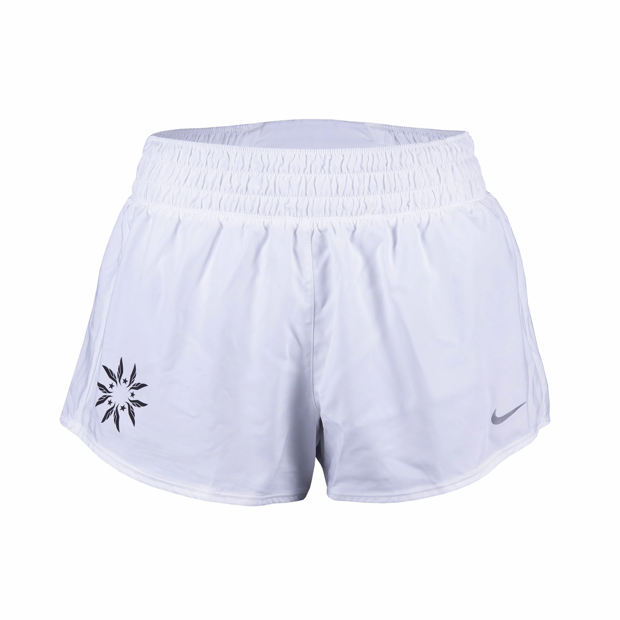 Nike USATF Women's Dri-FIT Mid-Rise 3" Brief-Lined Shorts stain resistant coating