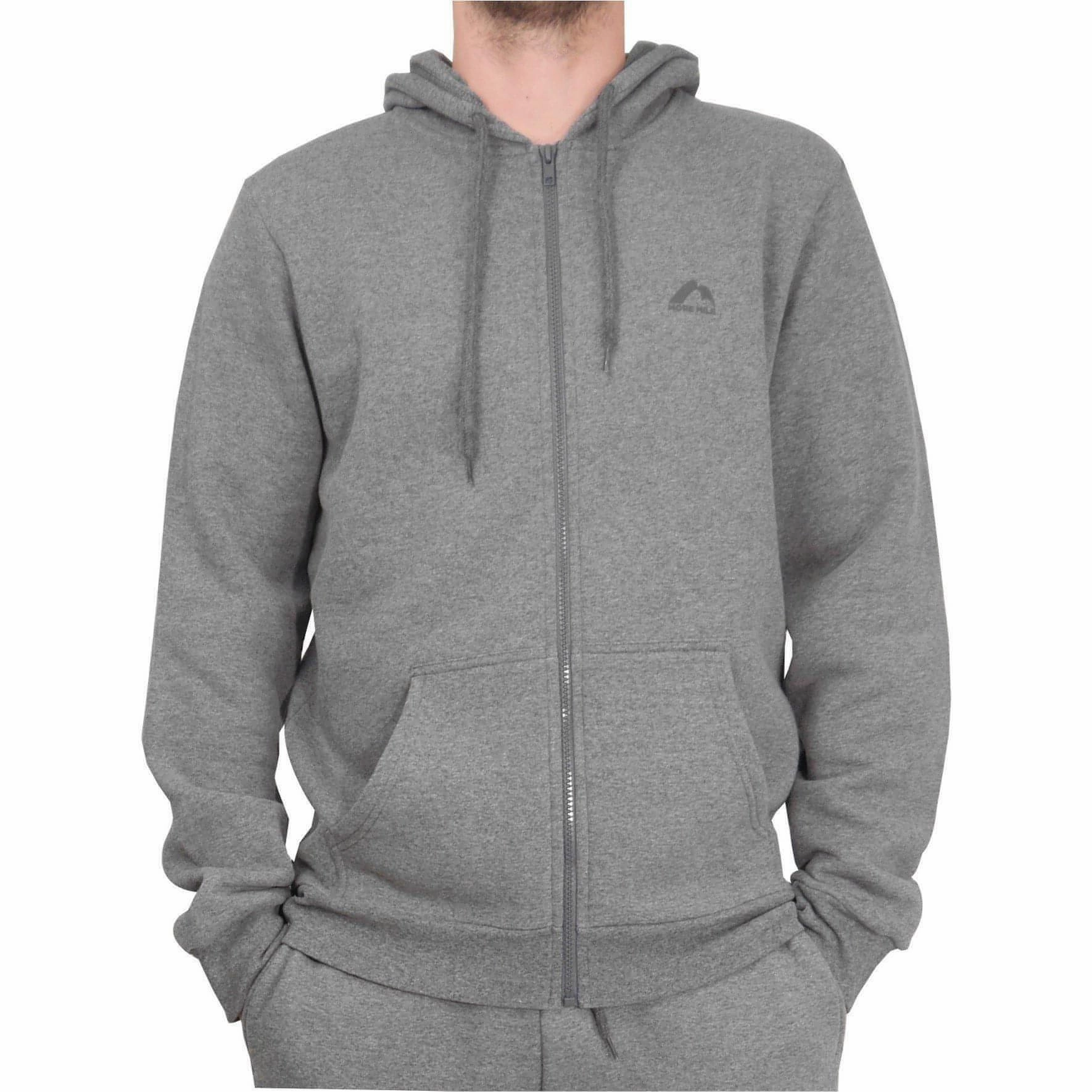 Snow Ready More Mile Vibe Mens Full Zip Fleece Hoody - Grey
